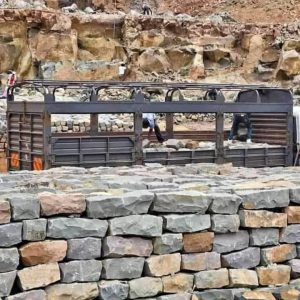 Foundation stones used for building strong and durable foundations.